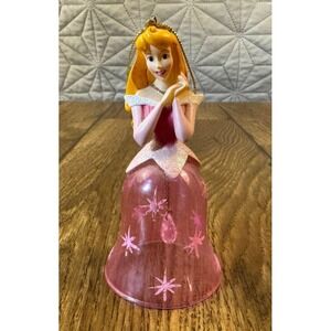 Vintage Disney‎ Princess Aurora Sleeping Beauty Glass Bell Christmas Ornament